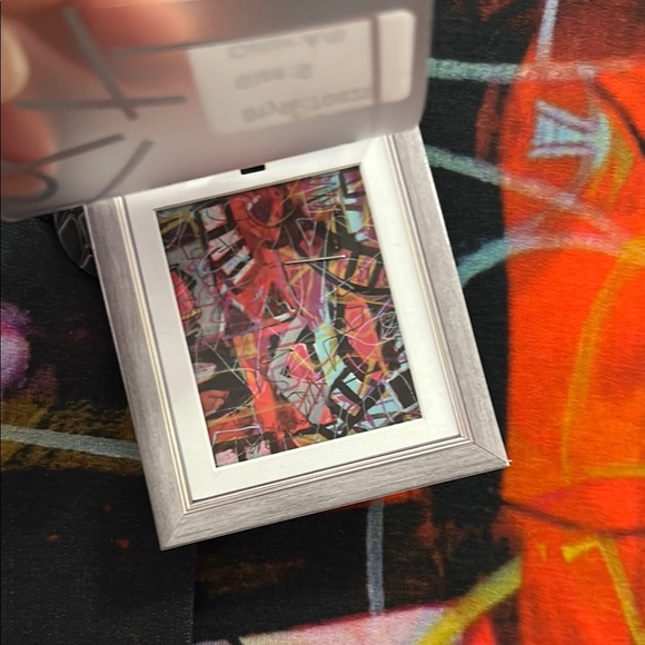 DOLCEZZA Simply Art “Red 3” Colorful Abstract Pattern Jacket NWT - Picture 5 of 13